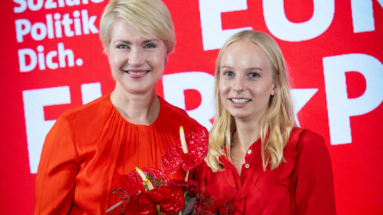 Manuela Schwesig Sabrina Repp SPD MV Europa Kandidatin